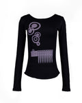 [MJZ] Magazine Skin Long sleeve (black)