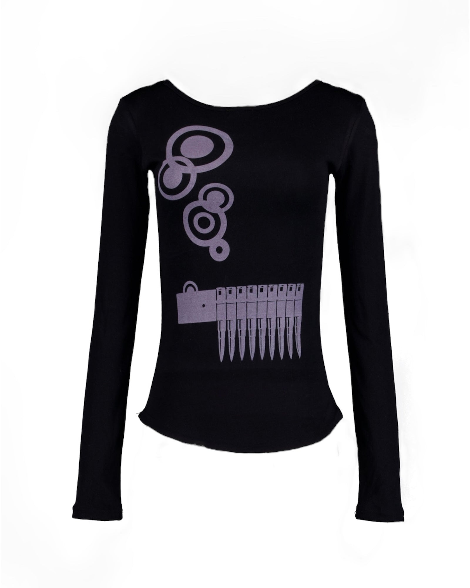 [MJZ] Magazine Skin Long sleeve (black)