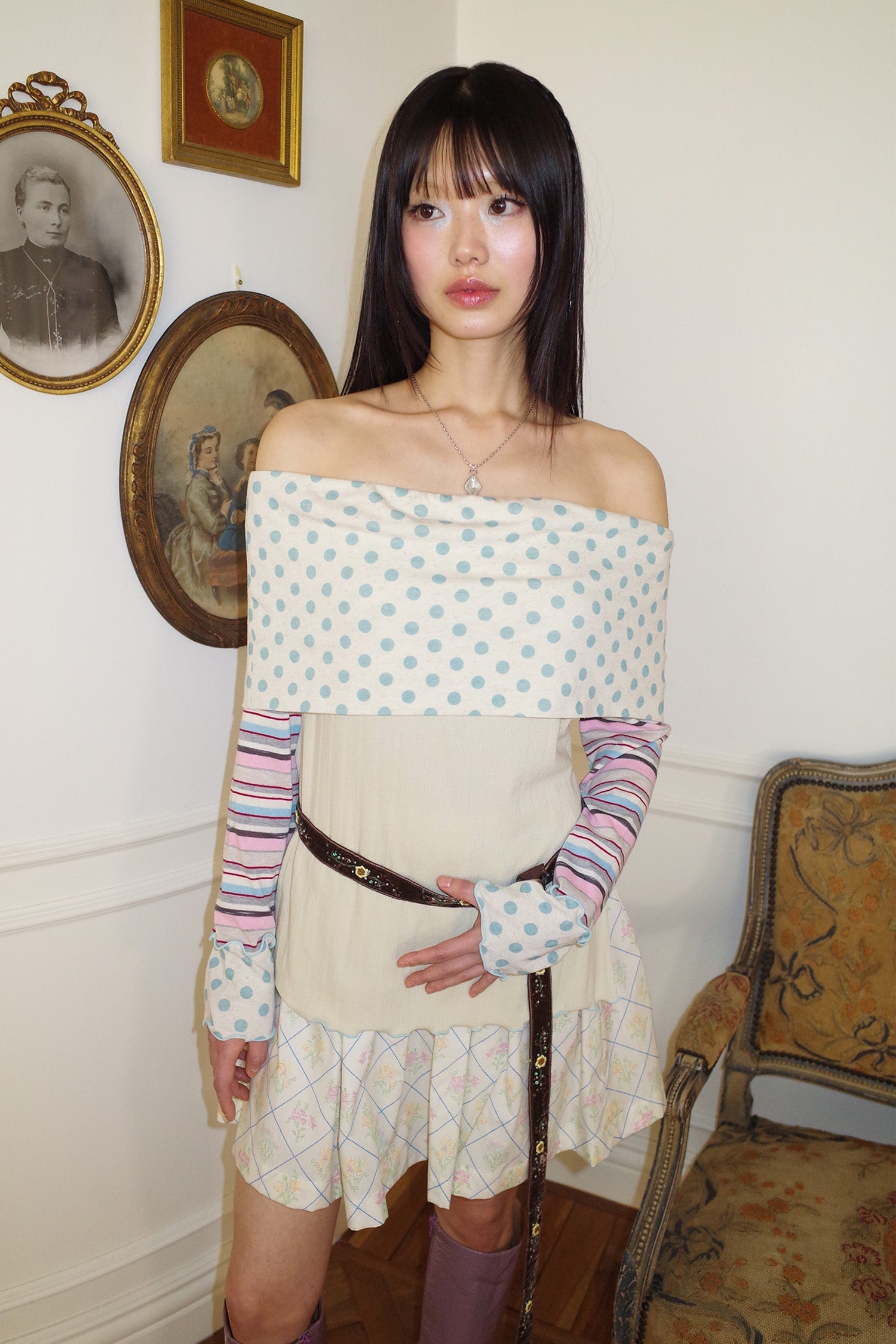 alcmy-ss-25-multi-pattern-bardot-top