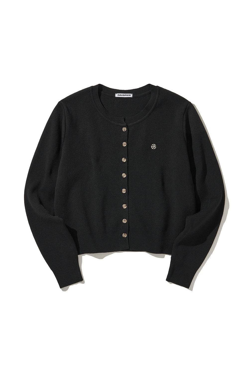 dauspice-ss-26-cropped-round-neck-knit-cardigan-black-black-s