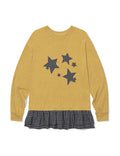 ugly-shadow-fw-25-star-frill-longsleeved-t-shirt-mustard-mustard-s