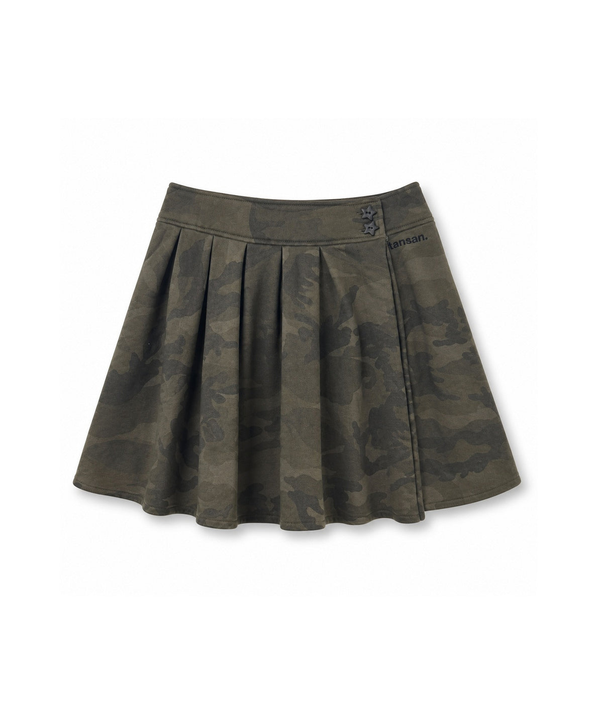 tansanmagnesium-fw-26-military-pleated-skirt-camokhaki-white-s