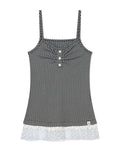 uglyshadow-ss-26-checkered-lace-sleeveless-black-black-s