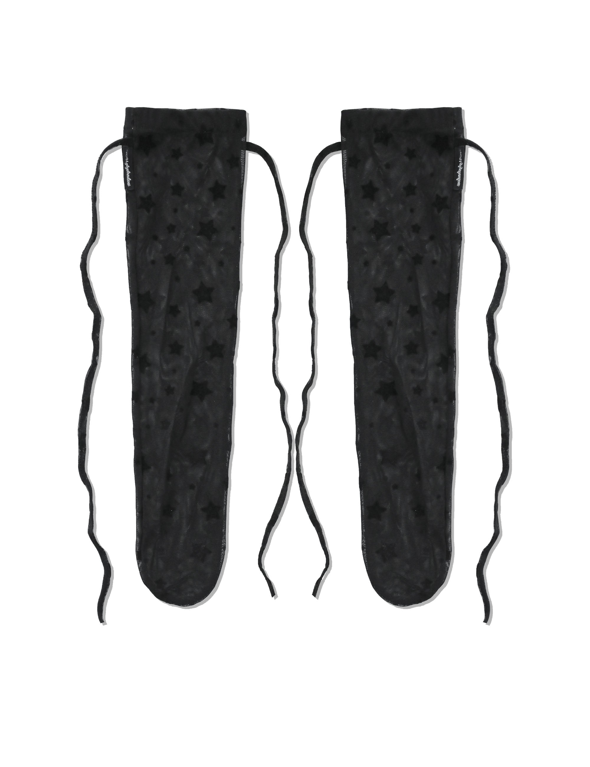 ugly-shadow-ss-25-mesh-star-socks(black)