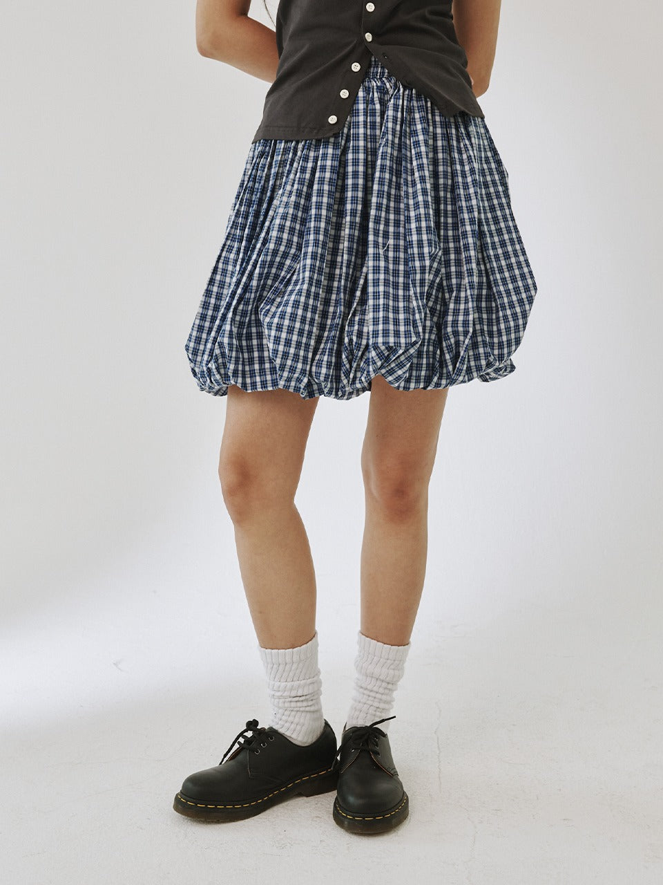 plzproject-ss-25-balloon-skirt,-blue-check