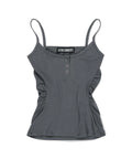 a-few-comments-fw-25-metal-button-shirring-tank-top-charcoal-charcoal-s