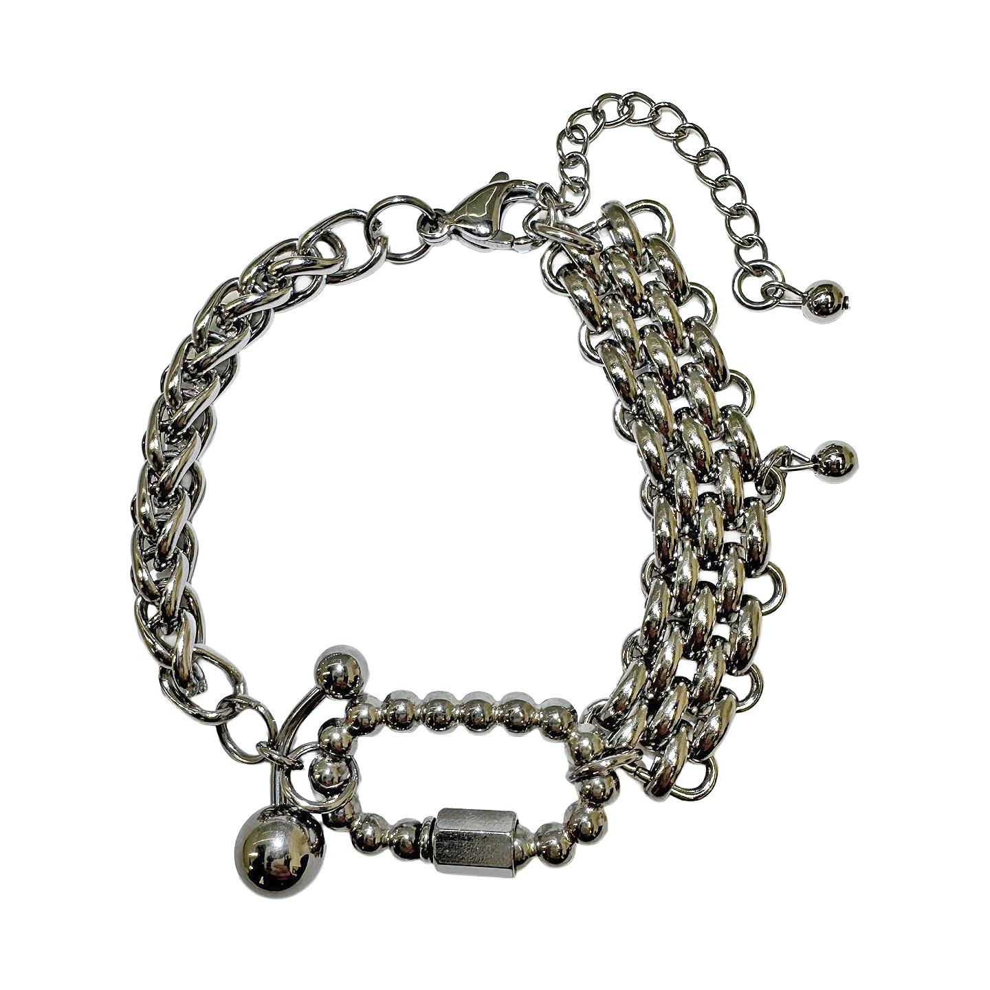 3amgang-ss-26-hardcore-bracelet-09-siver-s