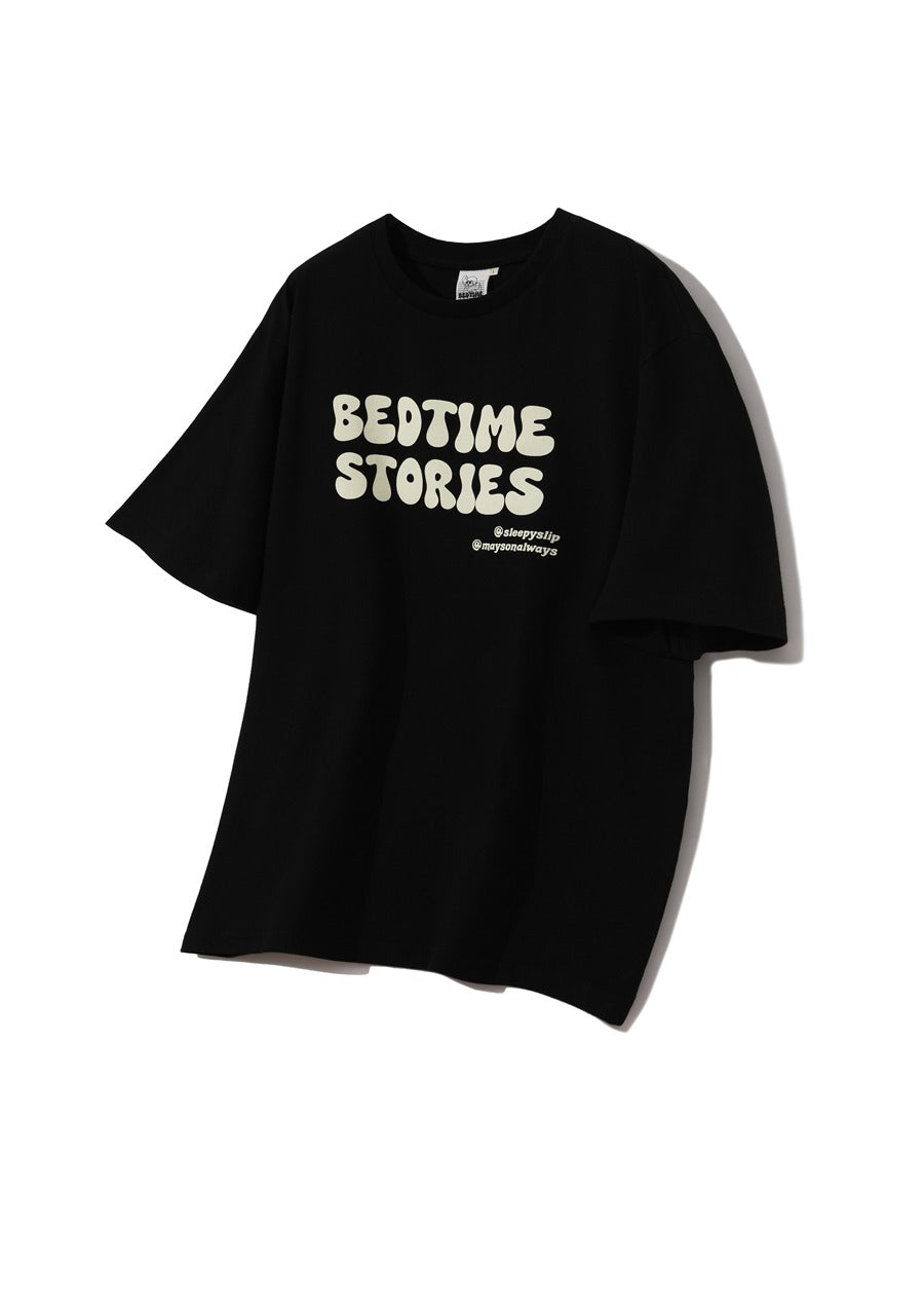 sleepy-slip-fw-26-bedtime-stories-black-t-shirt-black-s