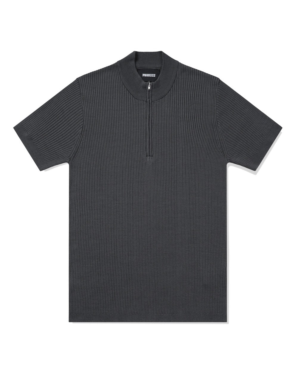 phos333-ss-26-m-slim-fit-half-zip-knit-charcoal-charcoal-s