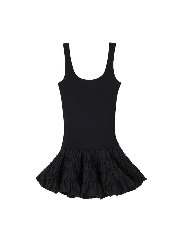crank-ss-26-frill-tiered-dress-black-black-s