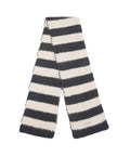 high-school-disco-fw-25-striped-fluffy-muffler-ivory-black-ivory-black-s