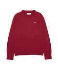 ames-worldwide-fw-25-basic-small-logo-knit-red-red-s