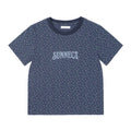 [SUNNECT] SNCT Floral Tee - Navy