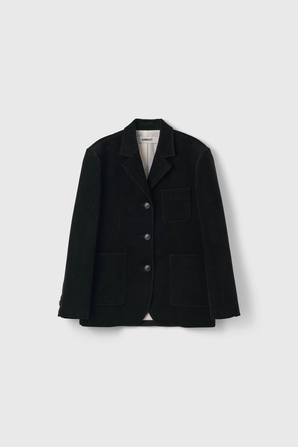 anedit-fw-26-i-marais-corduroy-three-button-jacket-black-black-s