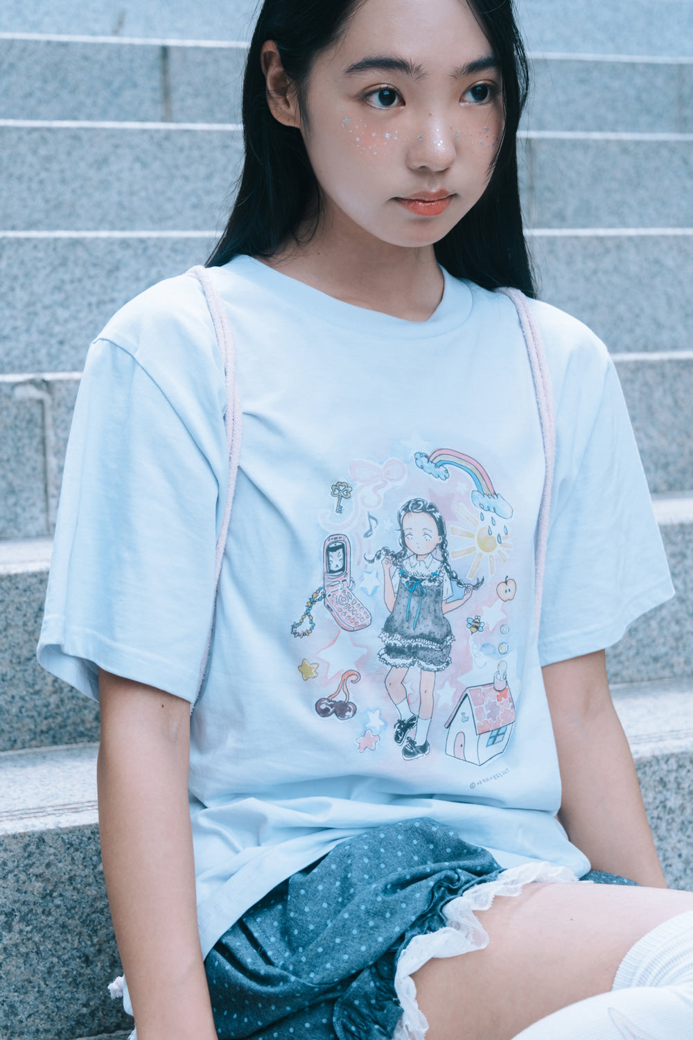 shakiri-ss-25-shakiri-x-namsuru-rainbow-light-t-shirts-blue-blue-s