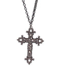 running-high-ss-26-antique-cross-necklace-black-s