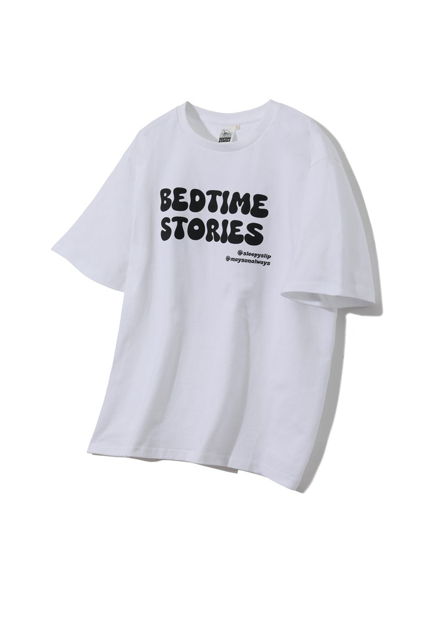 sleepy-slip-fw-26-bedtime-stories-white-t-shirt-white-s