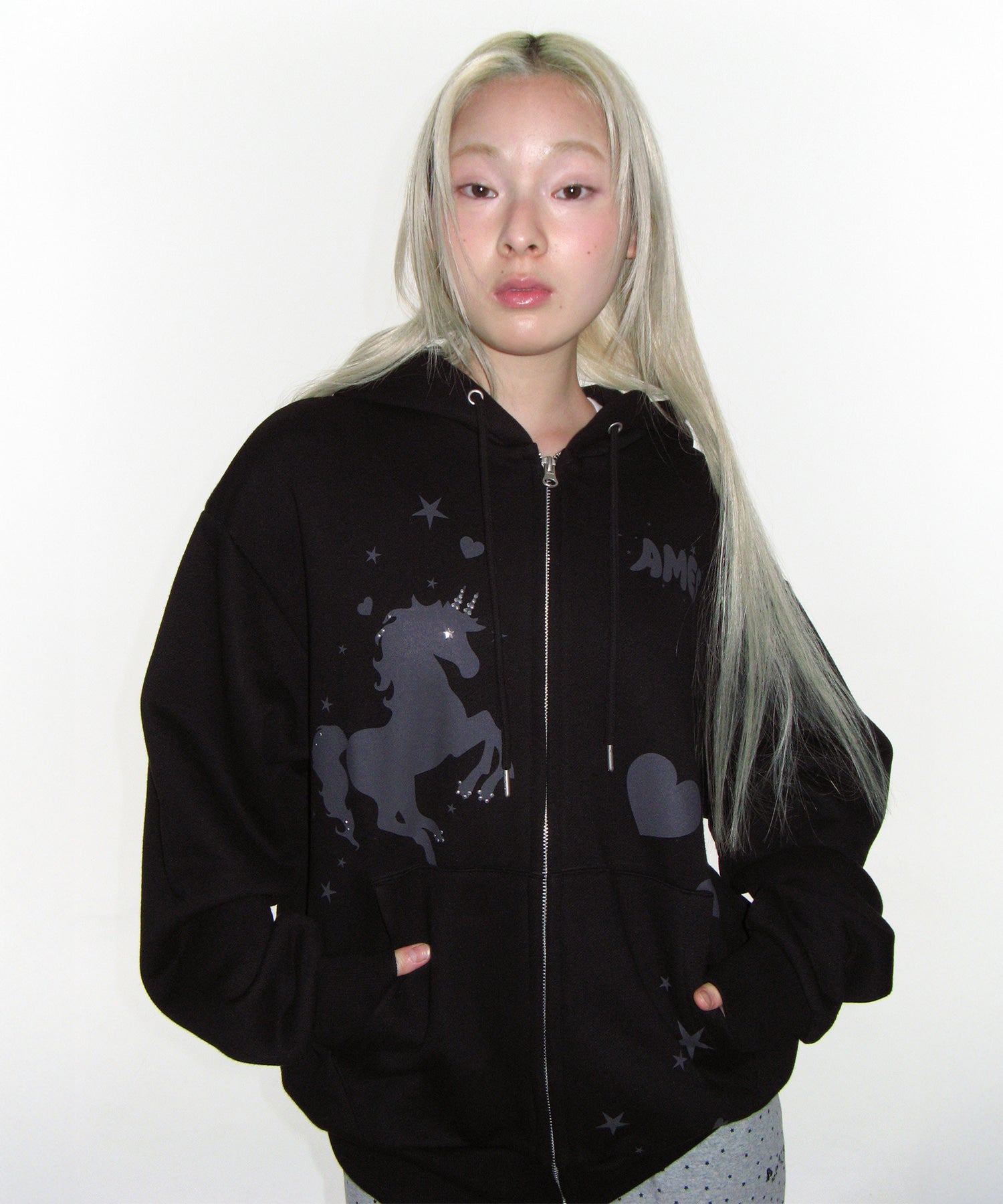 ames-worldwide-ss-26-unicorn-drawing-hoodie-zip-up-black-black-s