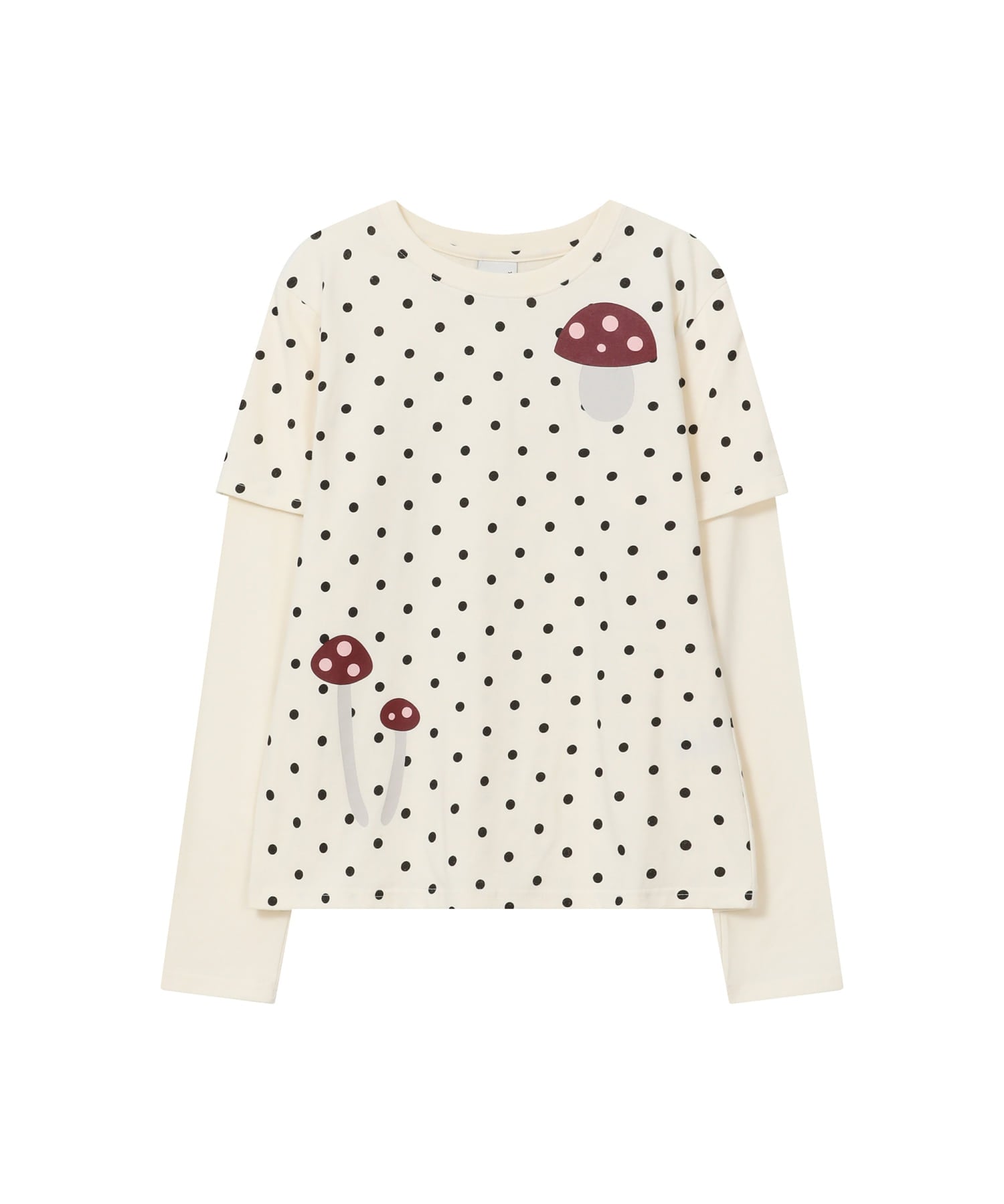 bauf-fw-25-mushroom-layered-long-sleeve-ivory-ivory-s