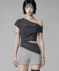 etre-au-sommet-ss-26-hole-knit-layered-side-slit-top-charcoal-charcoal-s