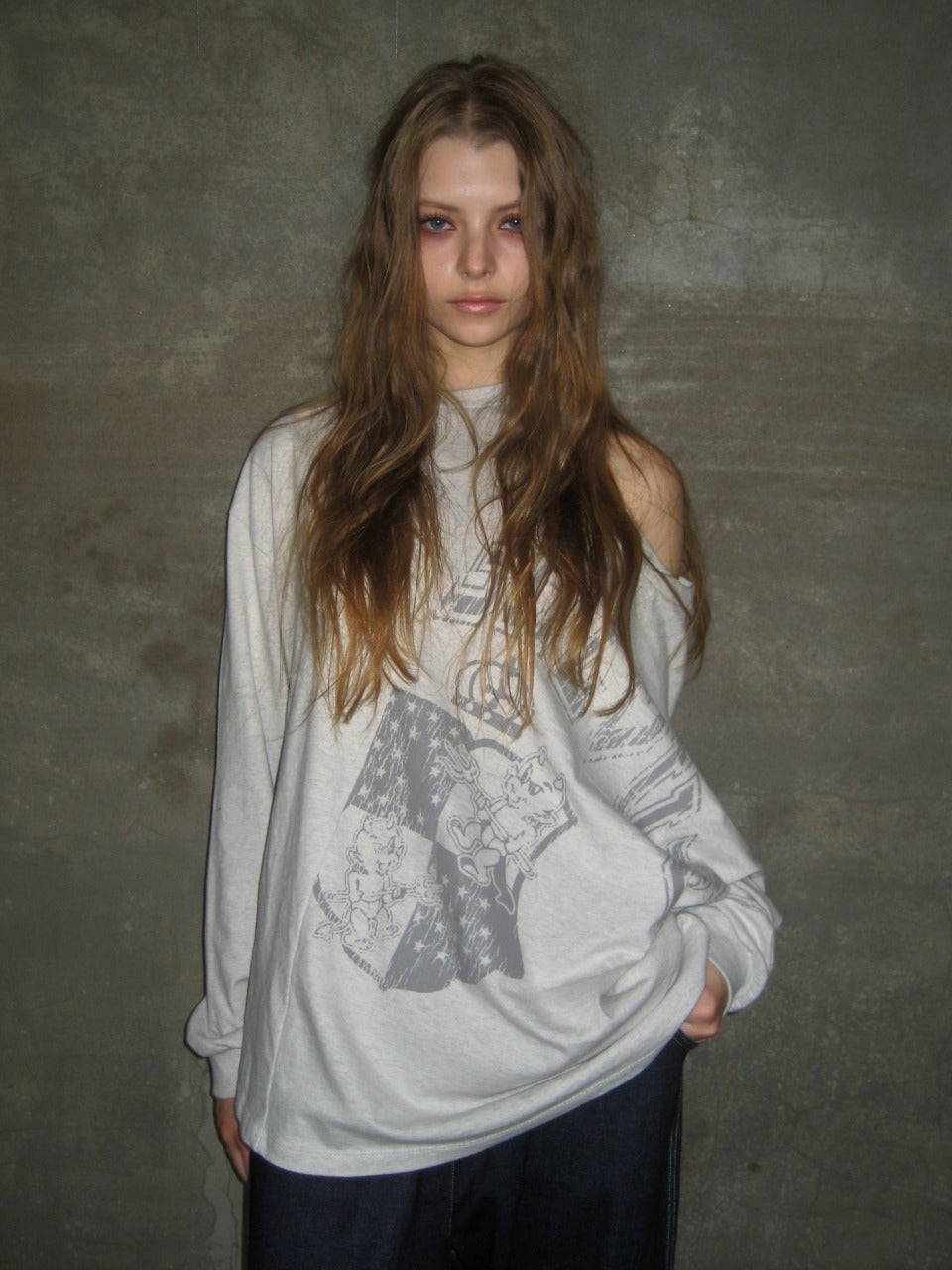 expired-girl-ss-25-re-work-tough-love-t-shirt-melange-oatmeal-melange-oatmeal-s