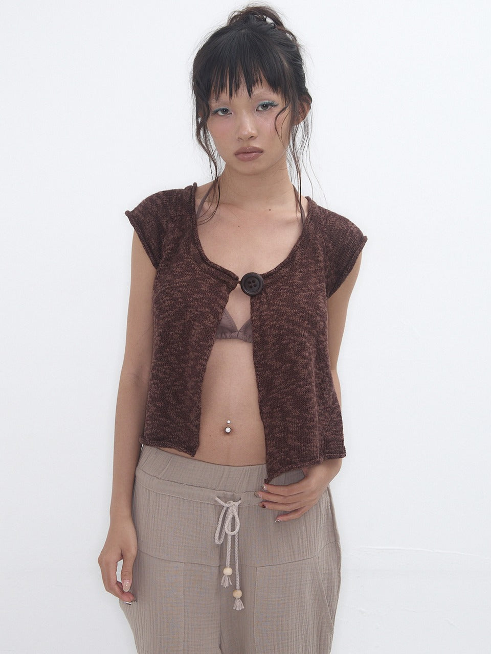 expired-girl-ss-25-big-button-cardigan-brown