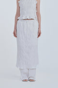 mausoleum-fw-26-marae-smocked-waist-skirt-white-s