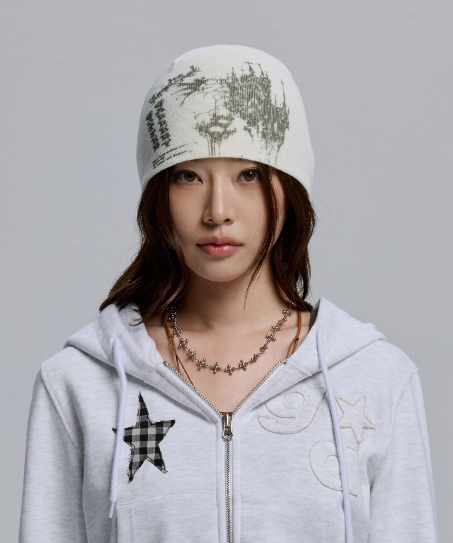 gottergallery-ss-26-gothic-castle-uncuffed-beanie-white-white-s