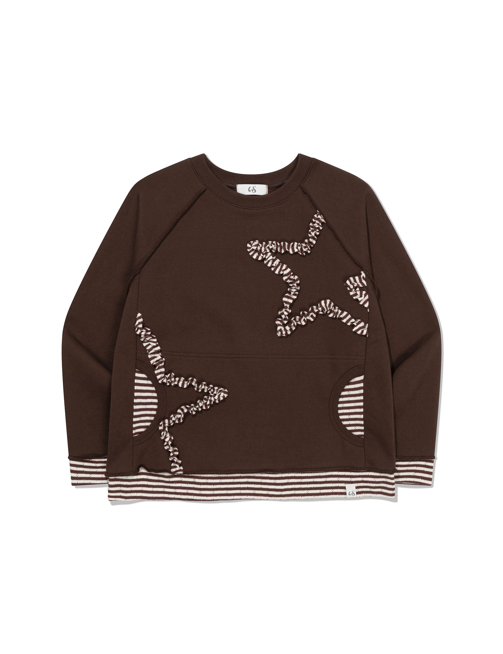 ugly-shadow-fw-25-star-layered-sweatshirt-brown-brown-s