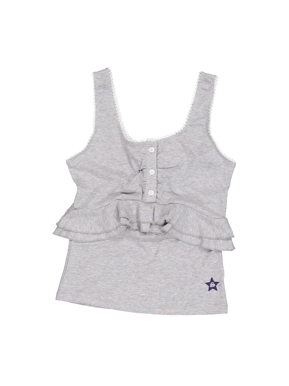 setup-exe-ss-25-lace-frill-sleeveless-/-melange-grey