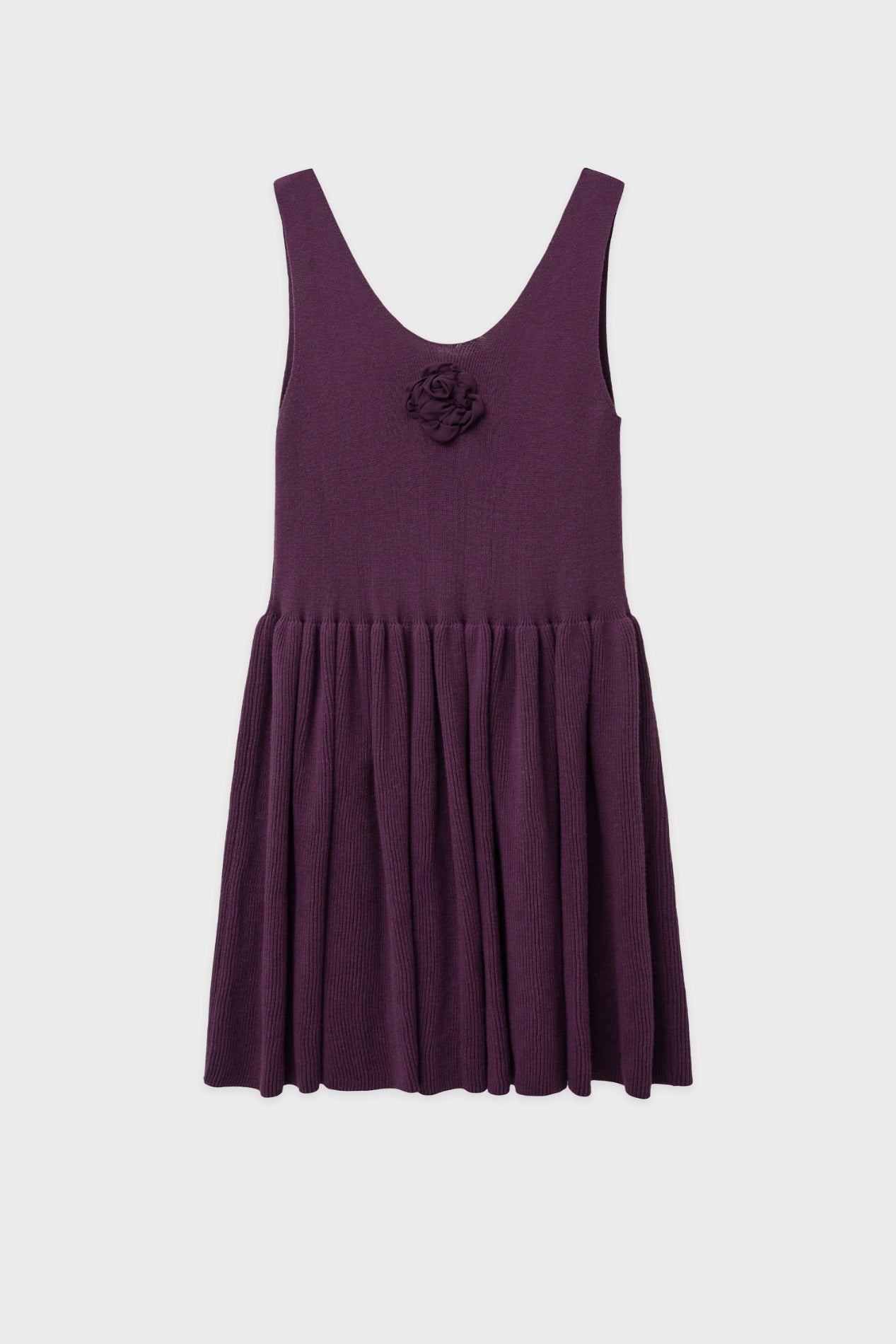 sinoon-fw-25-sn-rose-knit-dress-purple-purple-s