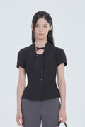 mausoleum-fw-26-string-tie-double-button-blouse-black-black-s