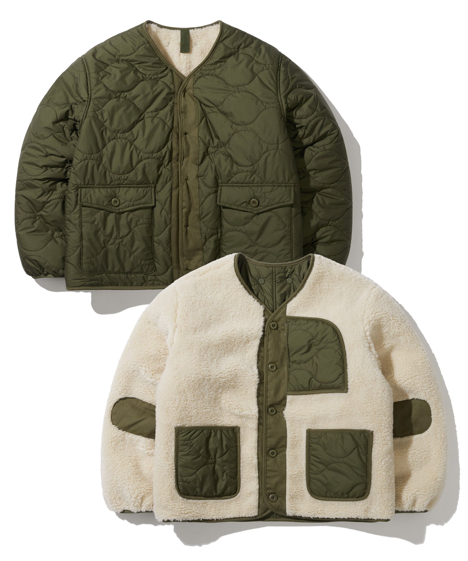 knd-ss-26-reversible-quilted-fleece-liner-jacket-olive-khaki-olive-khaki-s