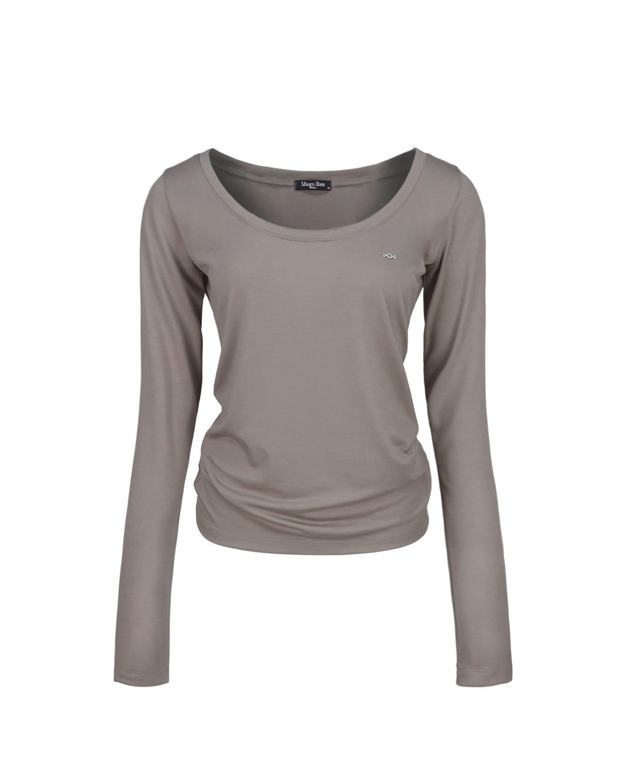 magoren-seoul-ss-26-metal-triclipse-loose-fit-long-sleeve-mocha-mocha-s