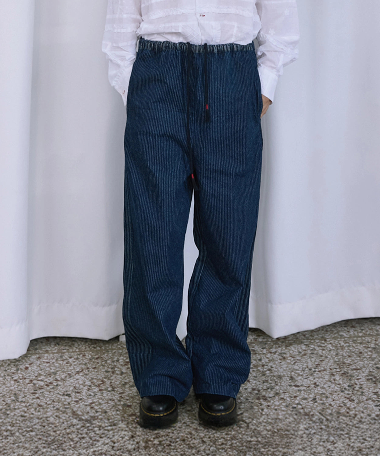 hokuspokus-fw-25-two-way-stripe-denim-banding-pants-dark-blue-dark-blue-s