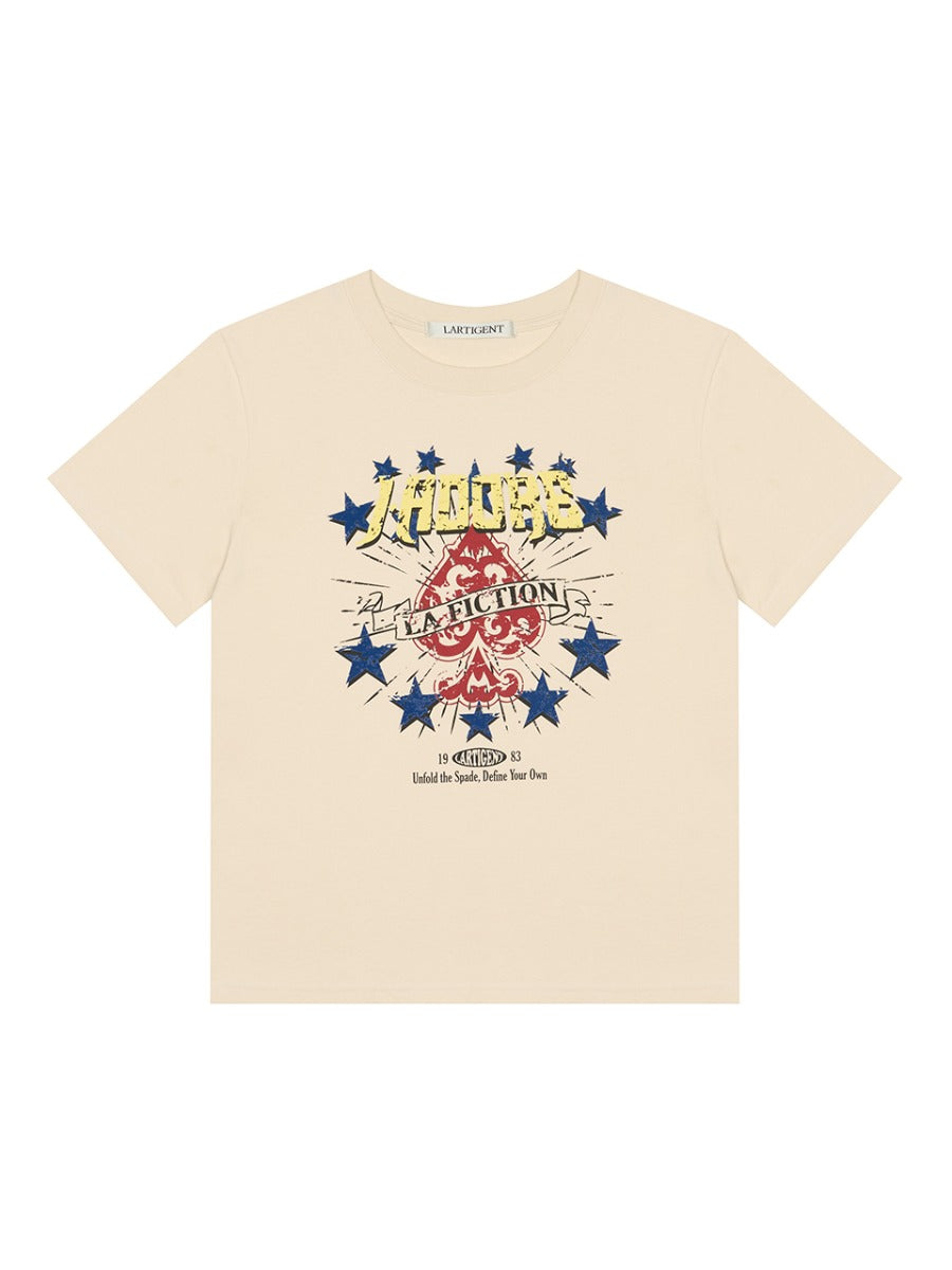 lartigent-ss-25-l18-vintage-spade-t-shirt-beige-beige-s