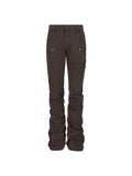 lecyto-ss-26-bondage-zip-flare-pants-brown-brown-s