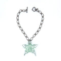 kimune-ss-26-chonky-orchid-neck-choker-chrome-green-chrome-green-s