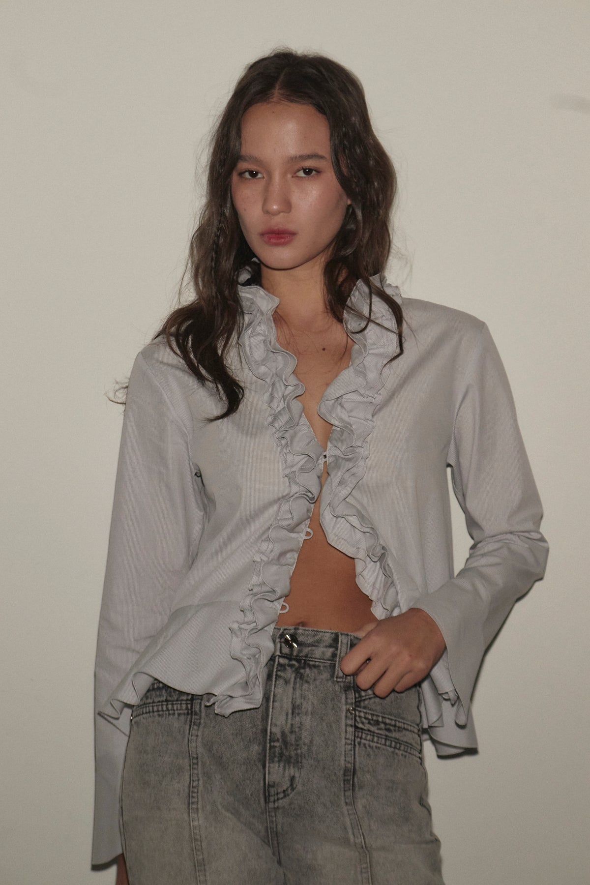 dode-ss-26-dahlia-ruffles-shirt-blouse-check-s