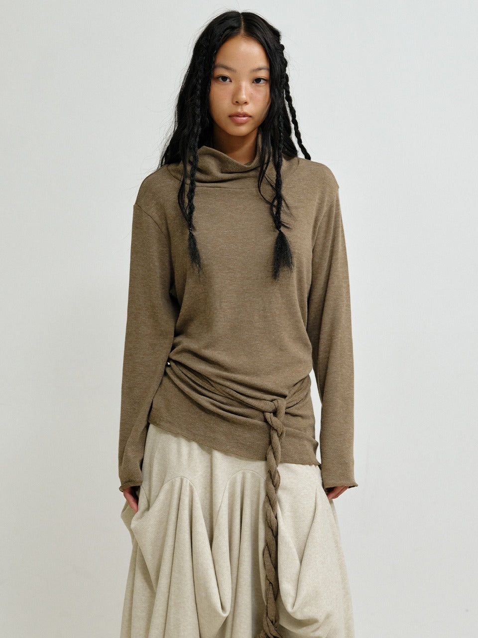 plzproject-fw-26-side-lab-long-sleeve-brown-brown-s