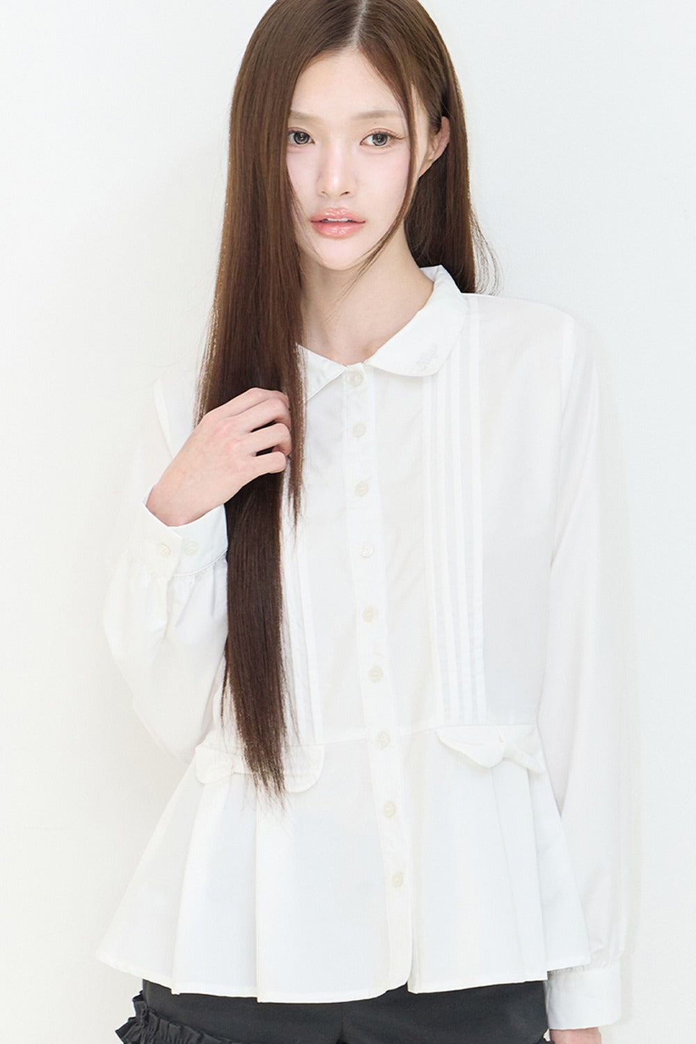 illigo-fw-26-pleated-double-bow-blouse-white-white-s