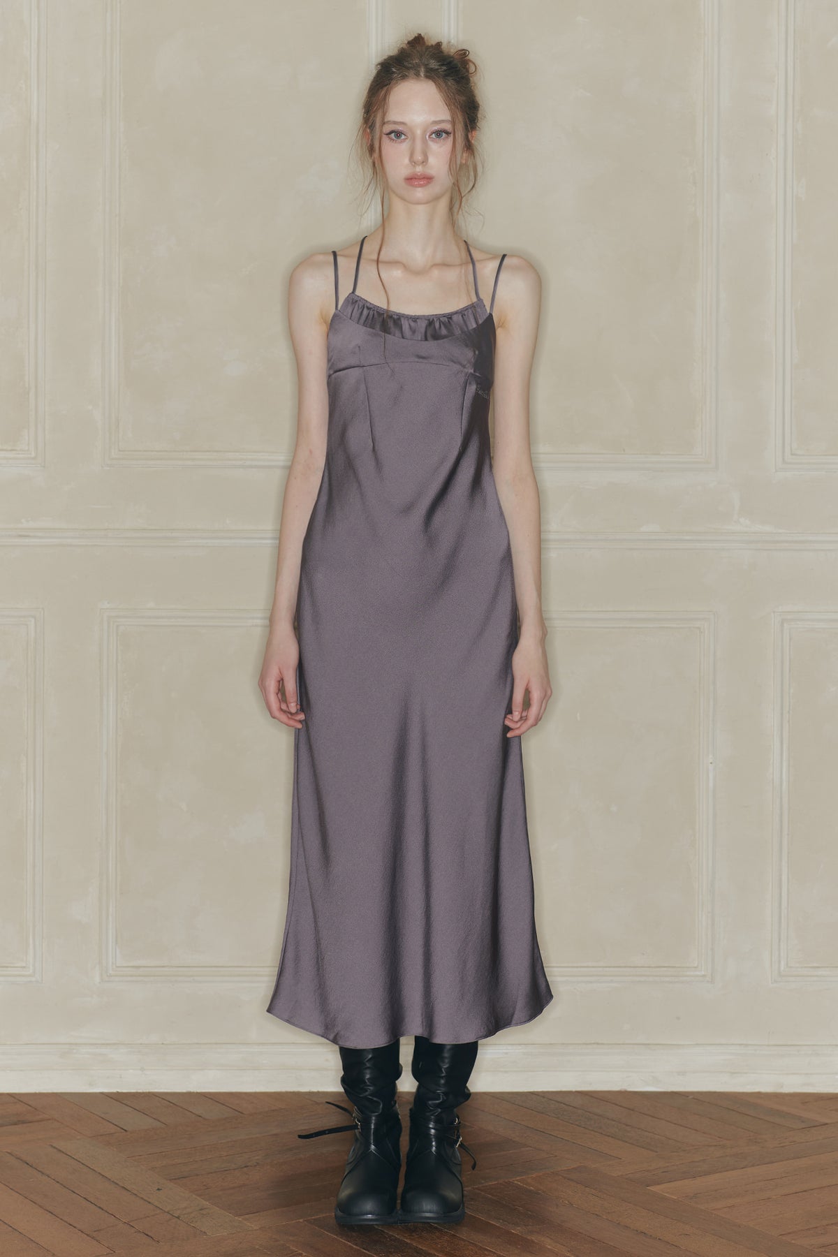 pain-or-pleasure-fw-26-swan-satin-long-dress-charcoal-charcoal-s