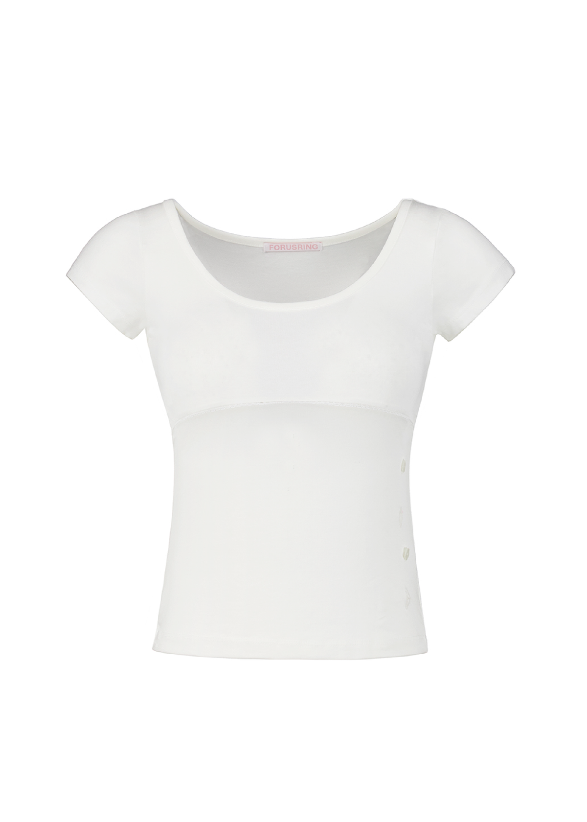 forusring-ss-26-twinny-button-tee-white-white-s