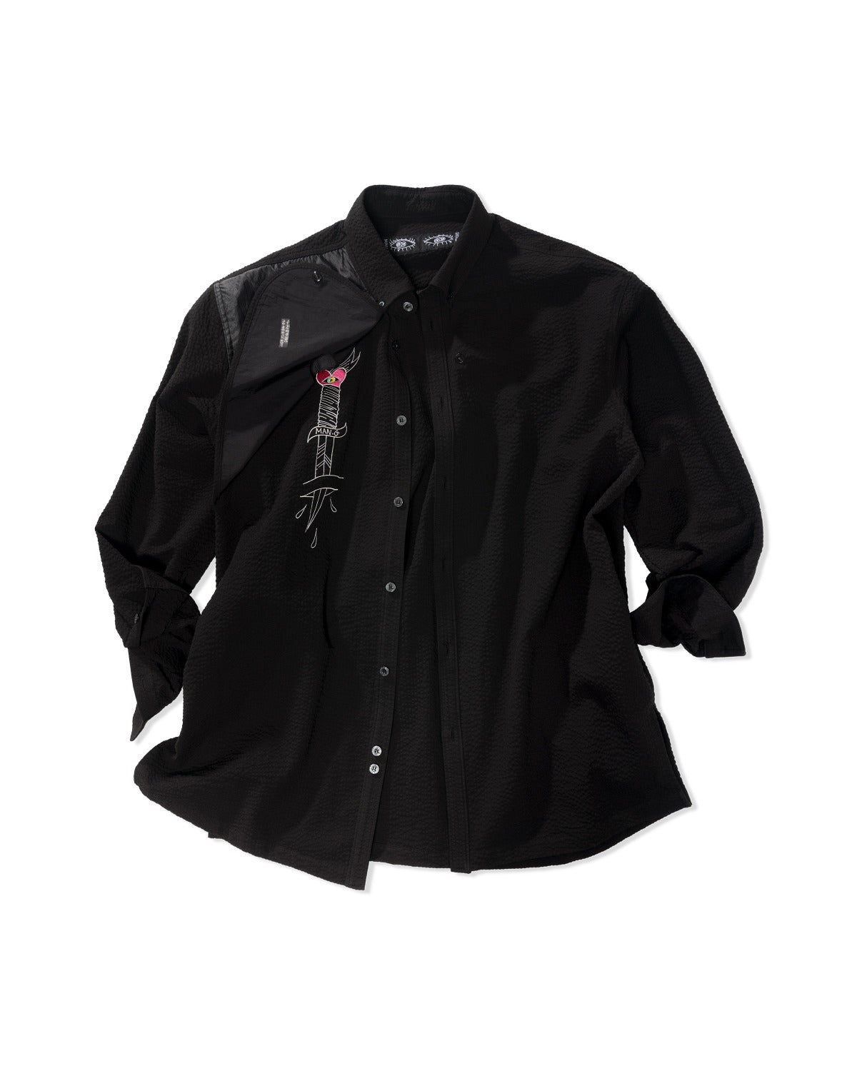 man-g-ss-26-embossed-snap-shirt-black-black-s