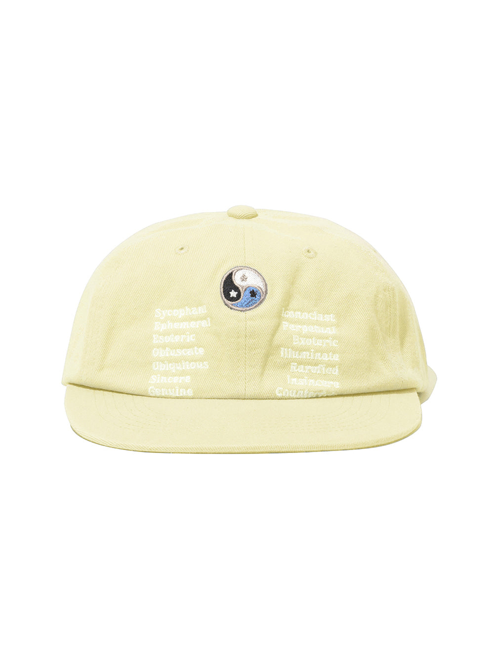 fastle-ss-25-yin-yang-washed-cap-yellow