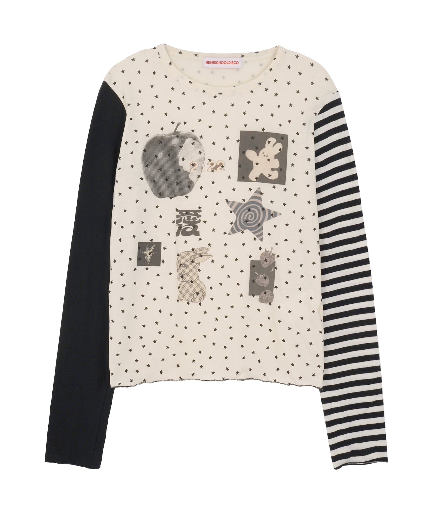 high-school-disco-fw-25-star-unbalanced-long-sleeve-ivory-s
