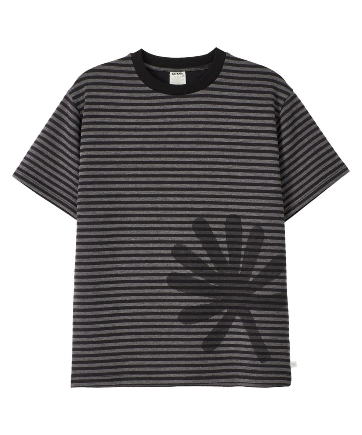 dandel-ss-25-dd-murky-stripe-symbol-tee-(charcoal)