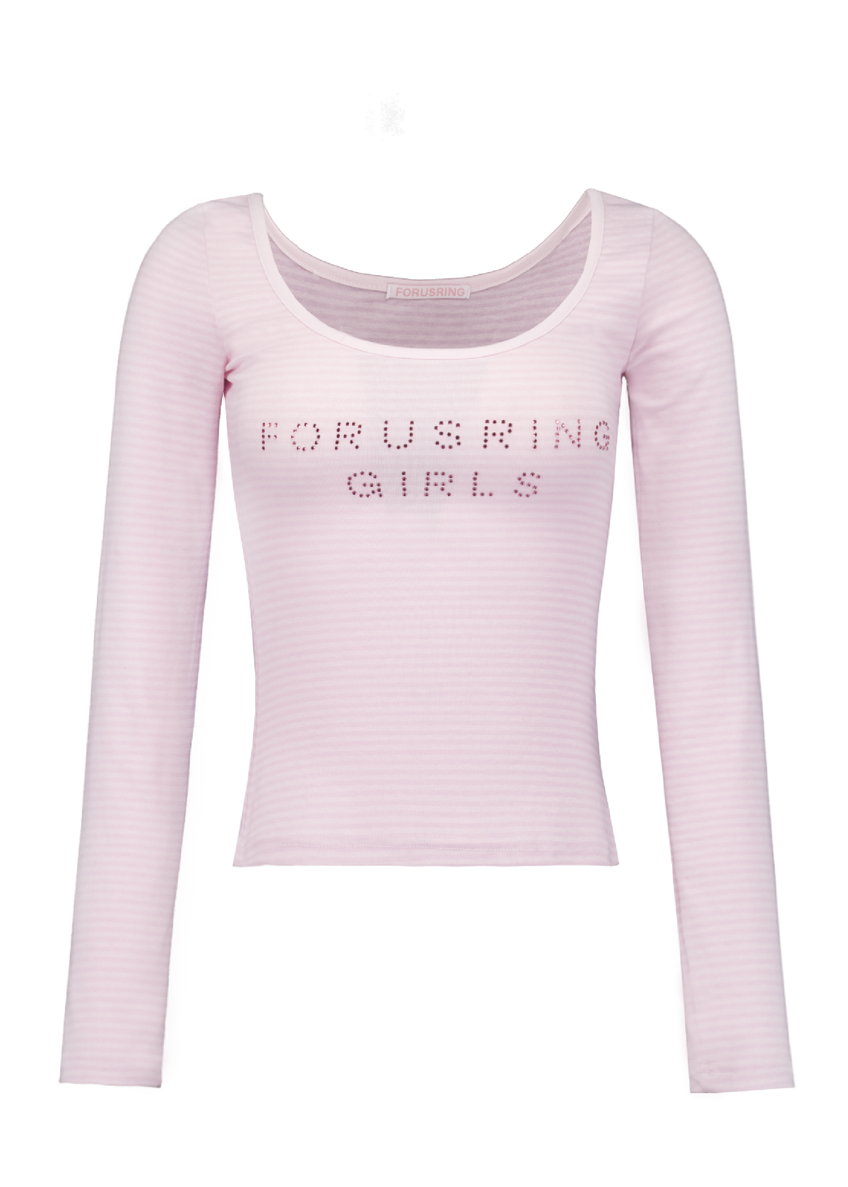 forusring-fw-26-for-ring-girl-jewel-tee-pink-stripe-pink-stripe-s