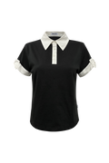 chemehc-fw-25-bow-sleeve-shirt-collar-top-black-black-s