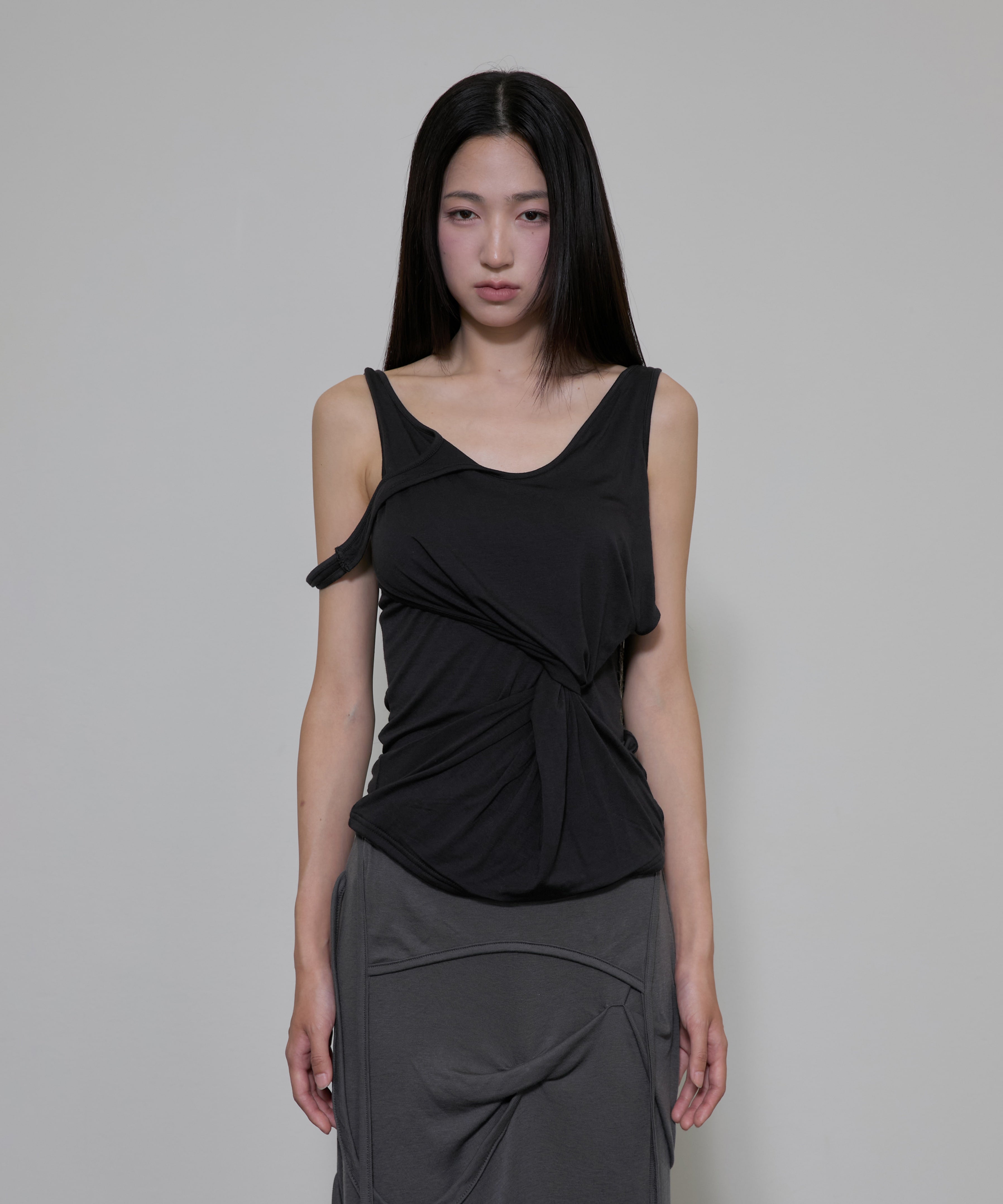 flareup-ss-26-asymmetrical-sleeveless-fl-173-black-black-s